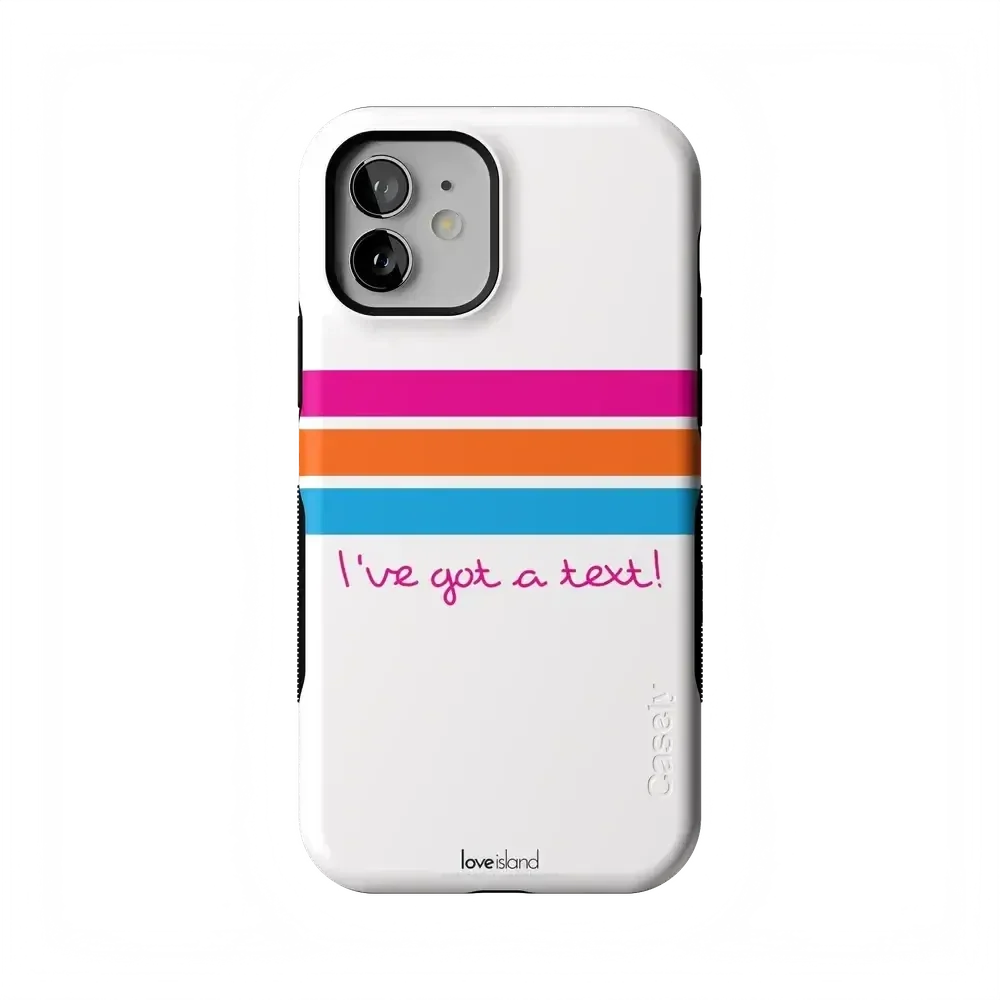 I've Got a Text! | Love Island Case Phone Case get.casely Bold Flex + MagSafe® iPhone 12 Pro