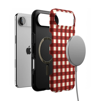 Checked Twice | Red Plaid Case