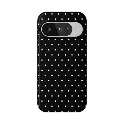 On the Dot | White Polka Dot Case