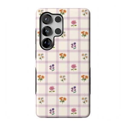 Meadow Check | Floral Gingham Case
