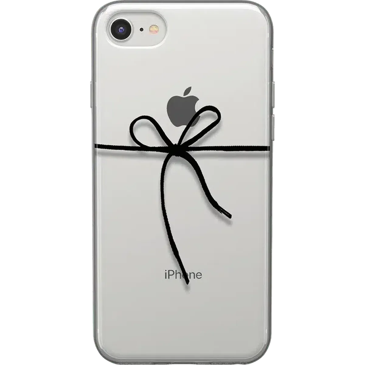 Knot Over U | Clear Ribbon Case iPhone Case get.casely Classic iPhone 6/7/8