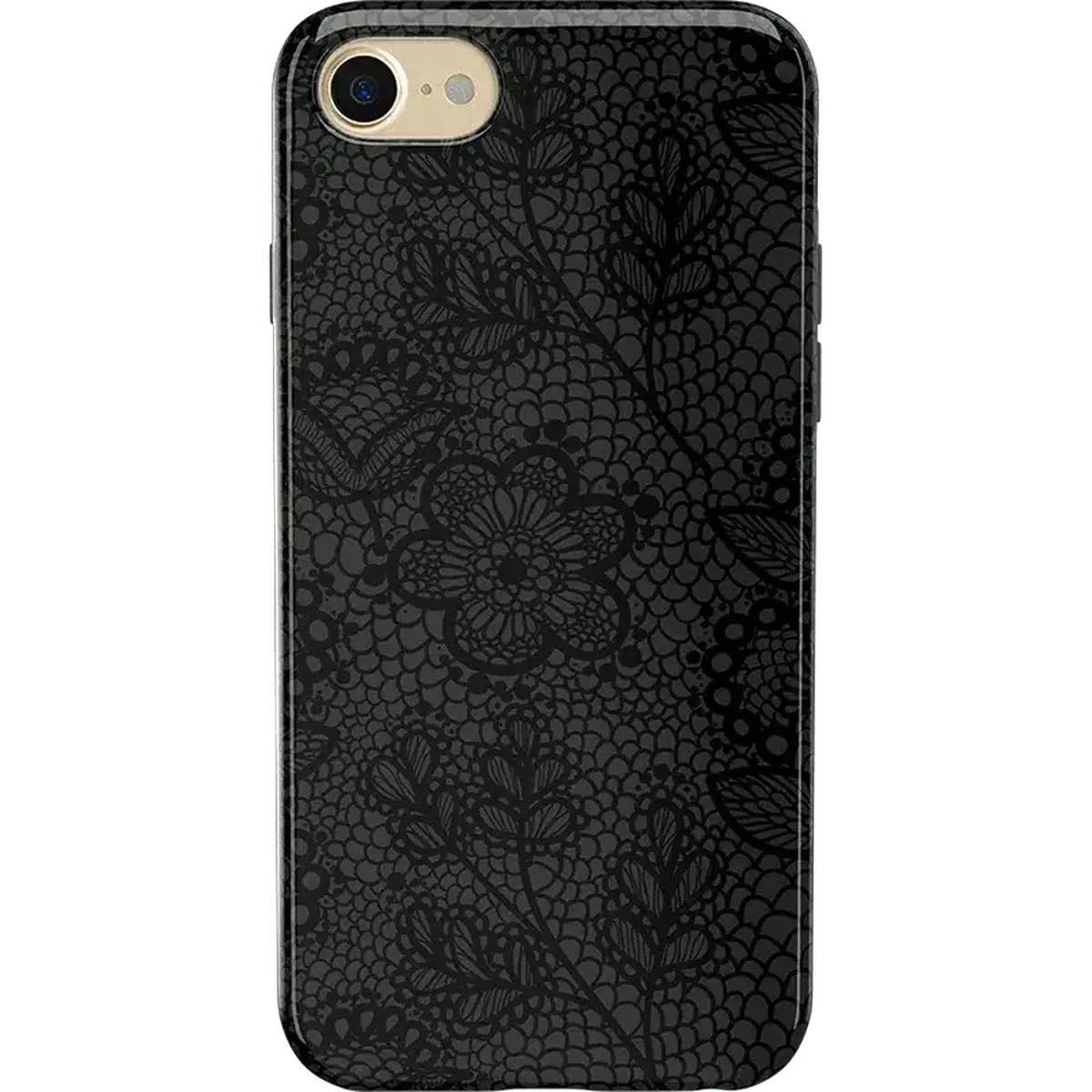 Lace Me Up | Black Floral Case iPhone Case get.casely Classic iPhone 6/7/8