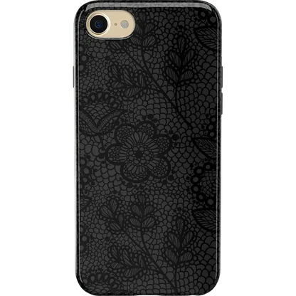 Lace Me Up | Black Floral Case iPhone Case get.casely Classic iPhone 6/7/8