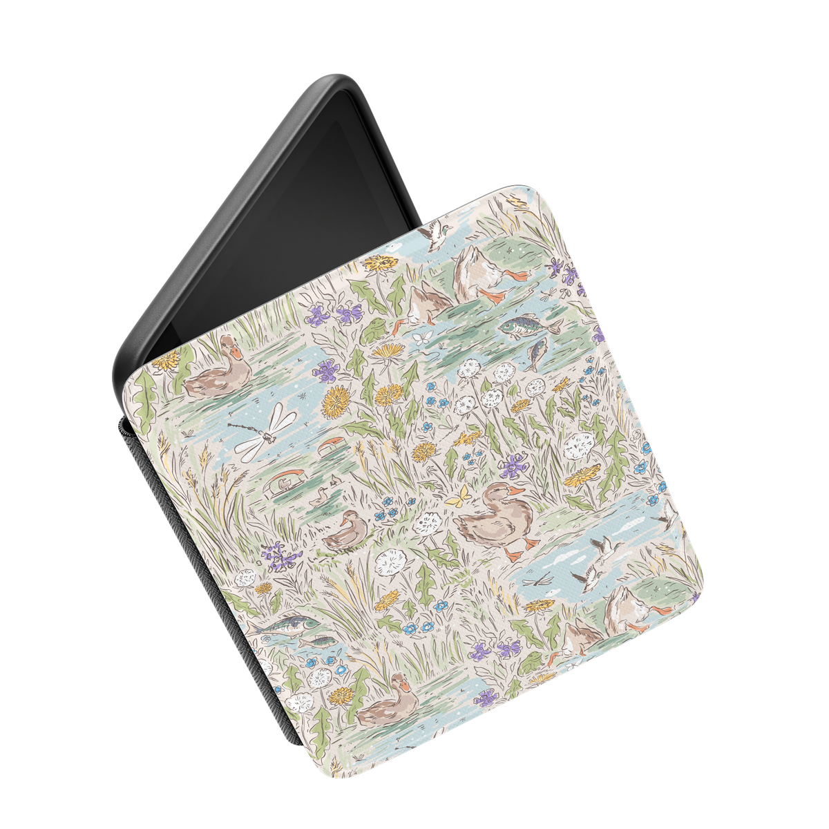 The Waddle Path | Duck Pond Kindle Case