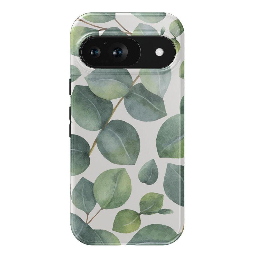 Leaf Me Alone | Green Floral Print Google Pixel Case Google Pixel Case Casetry Essential Google Pixel 9
