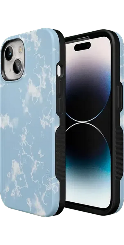 Light Blue Skies | Marble Clouds Case iPhone Case get.casely