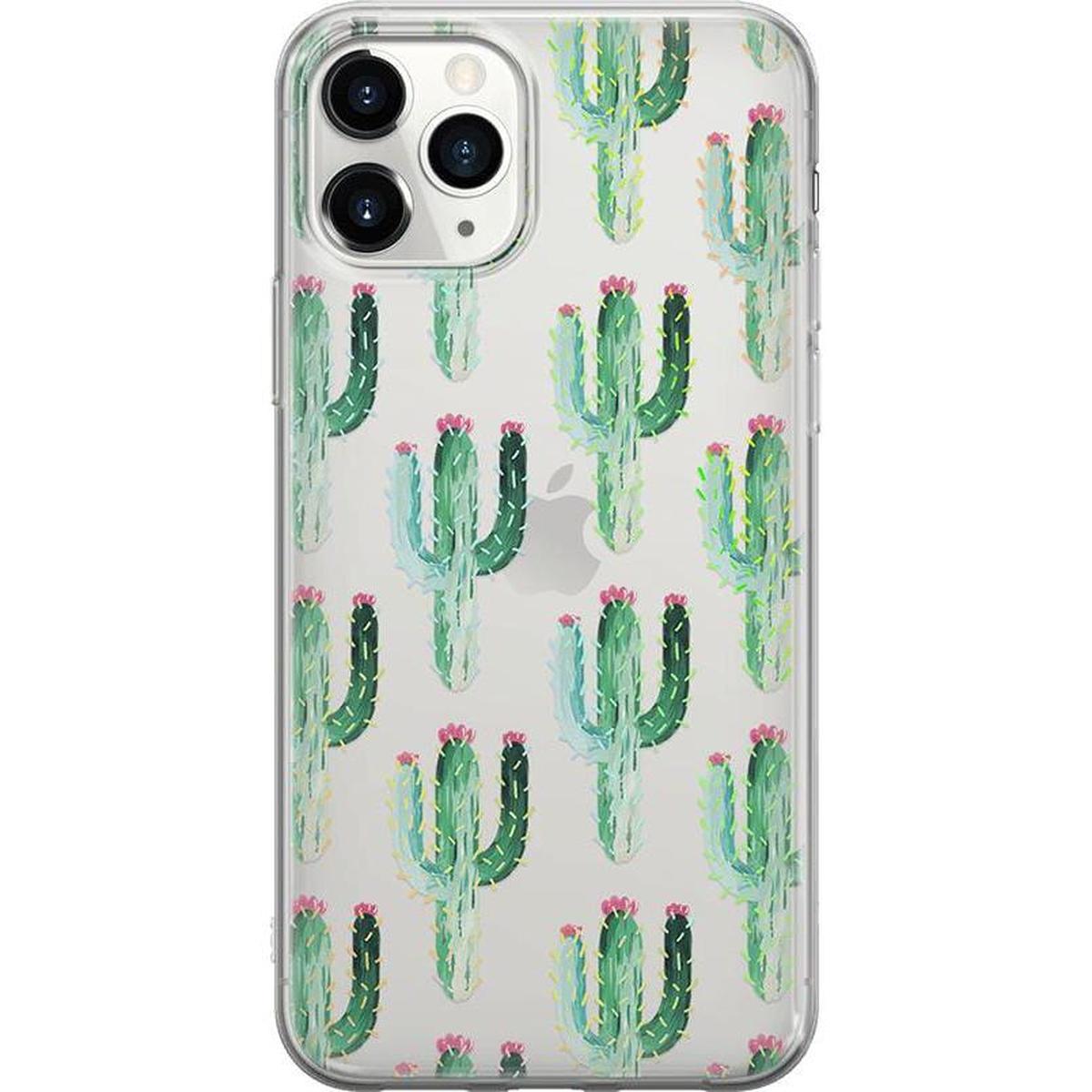 Lookin' Sharp | Cactus Patterned Clear Floral Case iPhone Case get.casely Classic iPhone 11 Pro