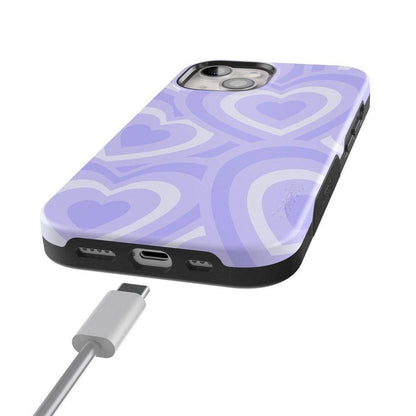 Love Song | Lavender Heart Case iPhone Case get.casely
