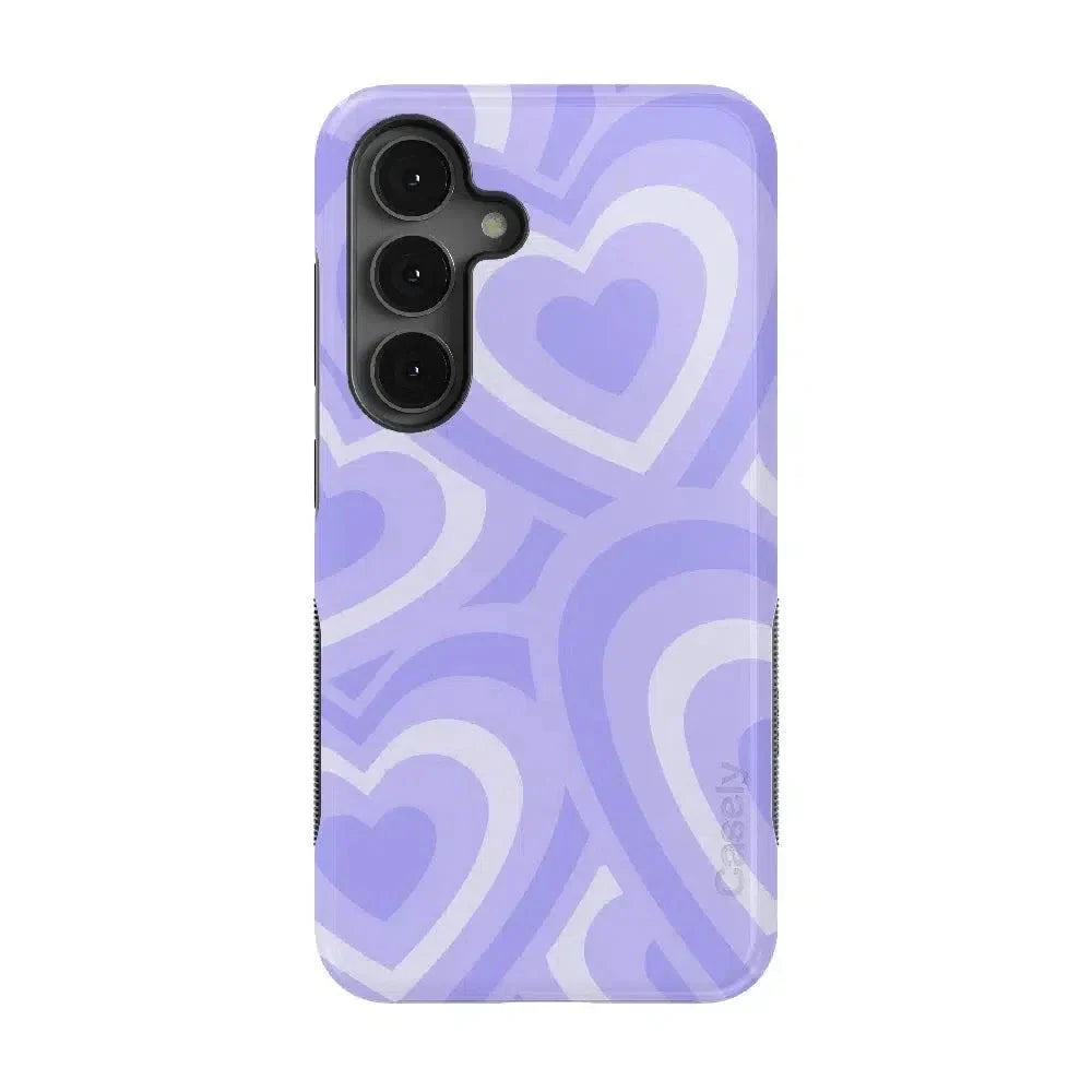 Love Song | Lavender Heart Samsung Case Samsung Case Casetry Bold Flex + MagSafe® Galaxy S25