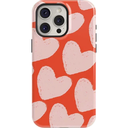 Love You More | Heart Doodle Case Phone Case Casetry Essential + MagSafe® iPhone 15 Pro Max