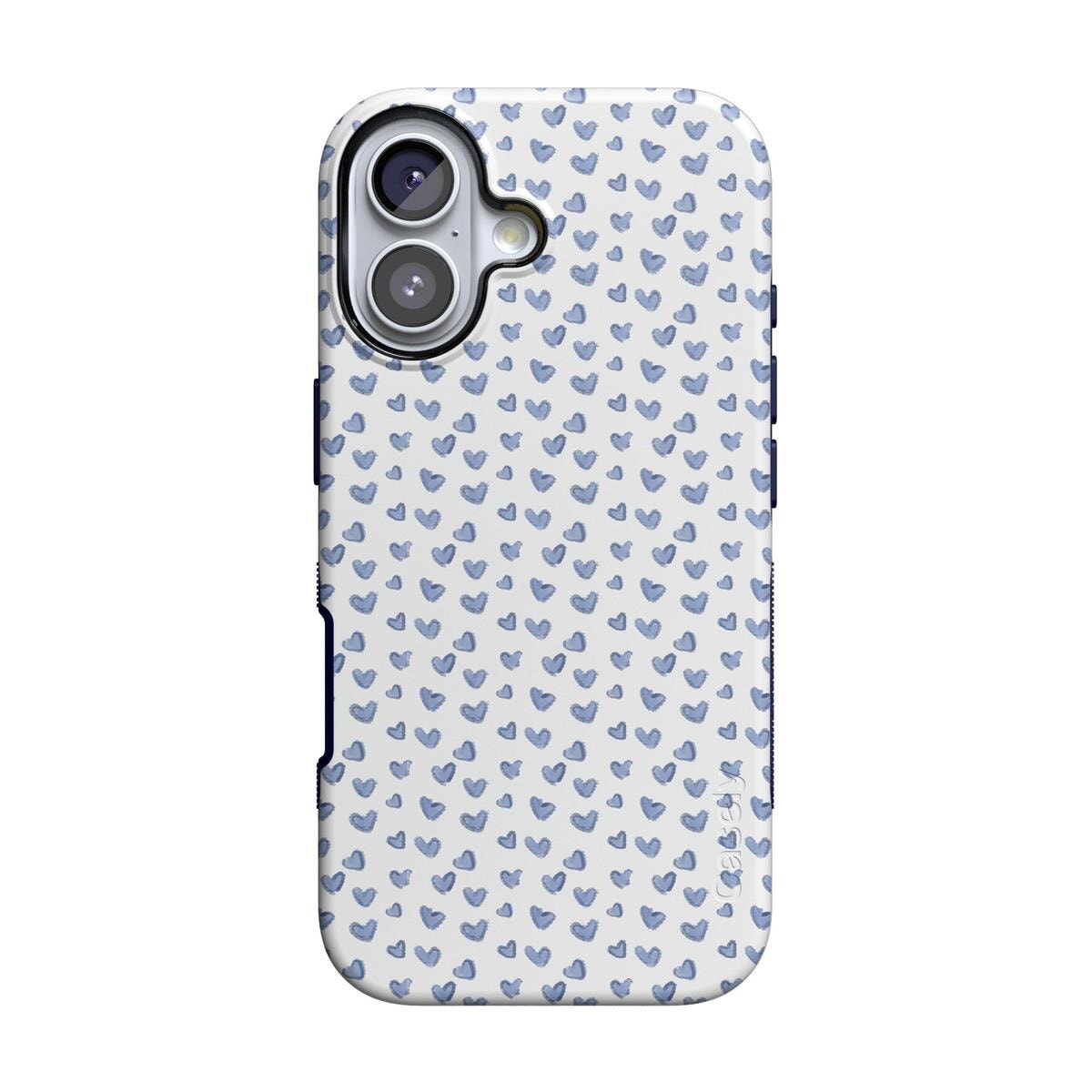 Lovebug | Blue Hearts Case Phone Case Casetry Bold + MagSafe® iPhone 17