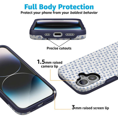Lovebug | Blue Hearts Case Phone Case Casetry
