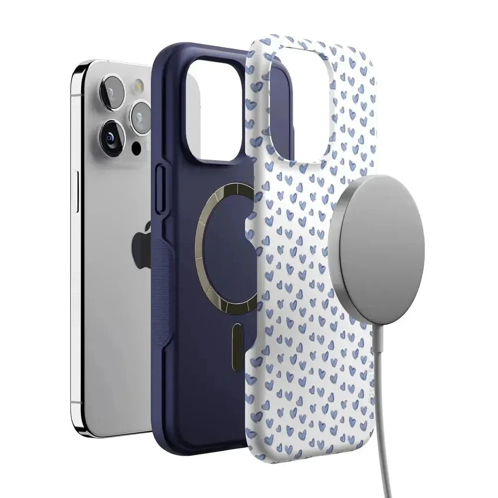 Lovebug | Blue Hearts Case Phone Case Casetry