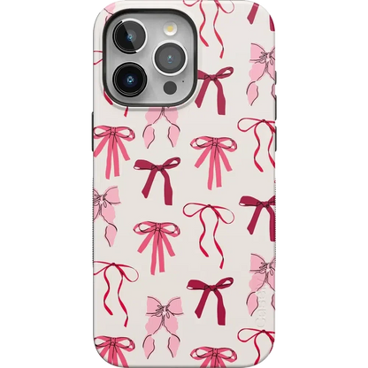 Lover Girlie | Pink Bows iPhone Case Phone Case Casetry Bold Flex + MagSafe® iPhone 15 Pro Max