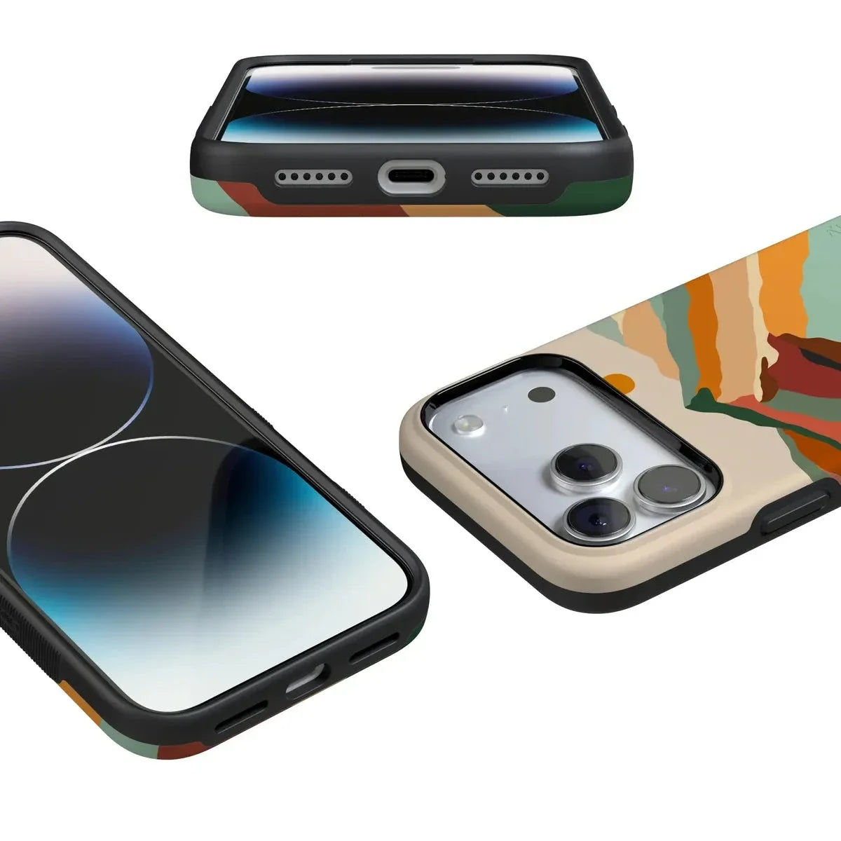 Magic Mountain | Colorblock Case iPhone Case get.casely