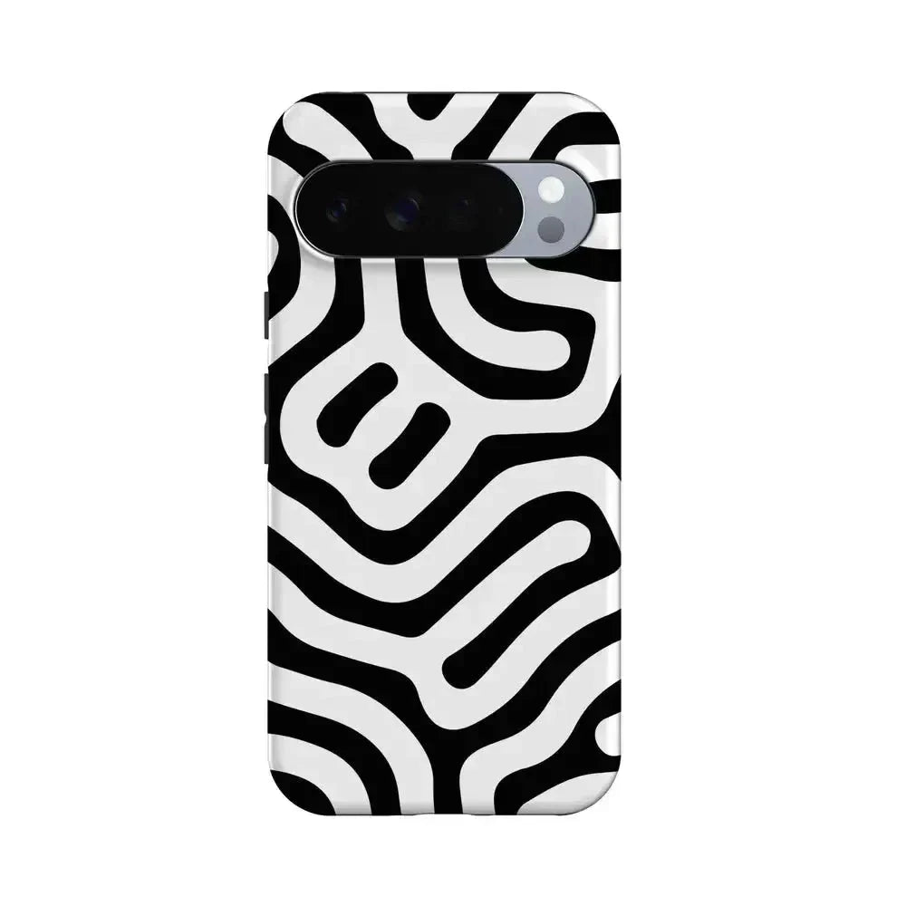 Maze | High Contrast Design Case Phone Case Casetry Essential + MagSafe® Google Pixel 10 Pro XL
