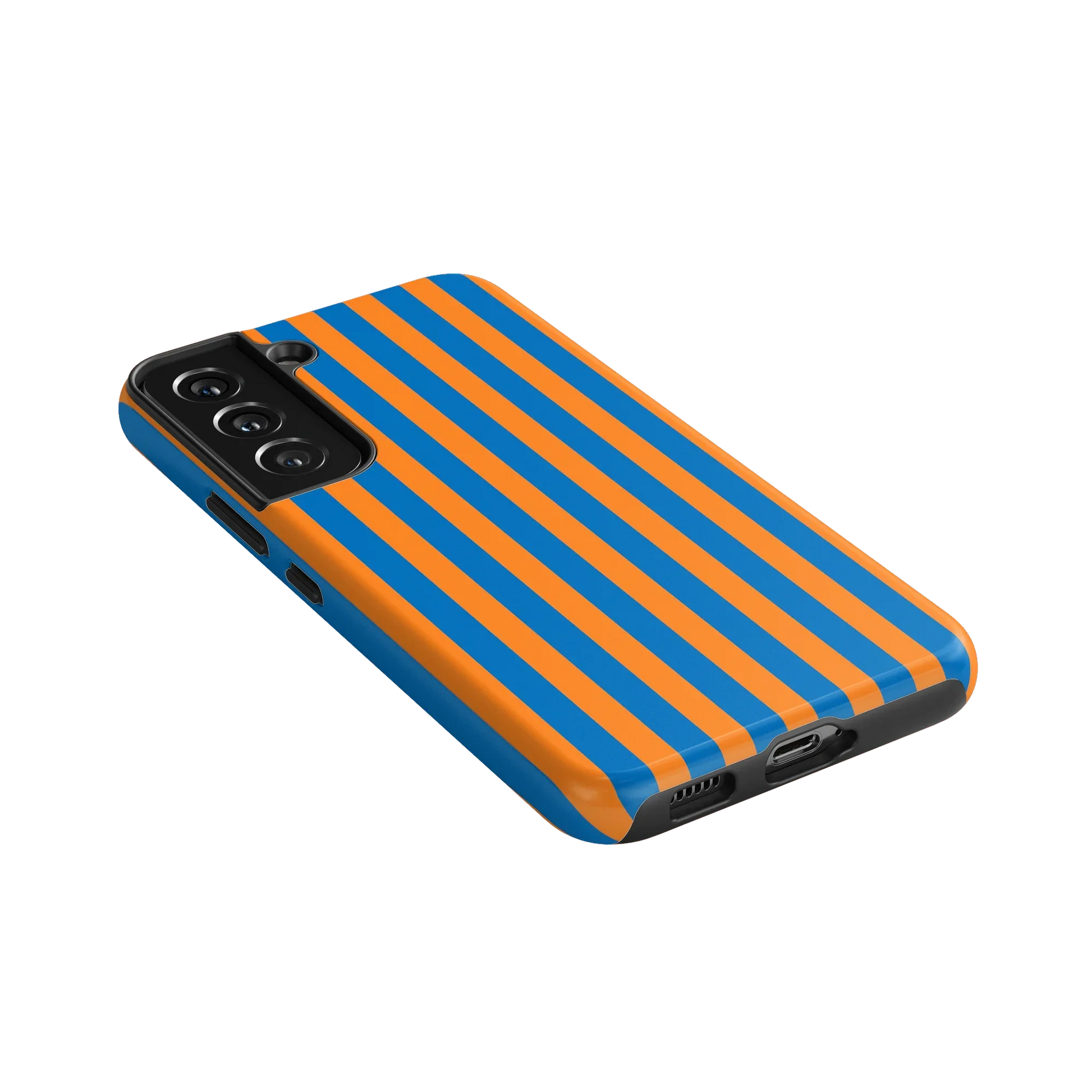 Go New York | Blue & Orange Stripes Case