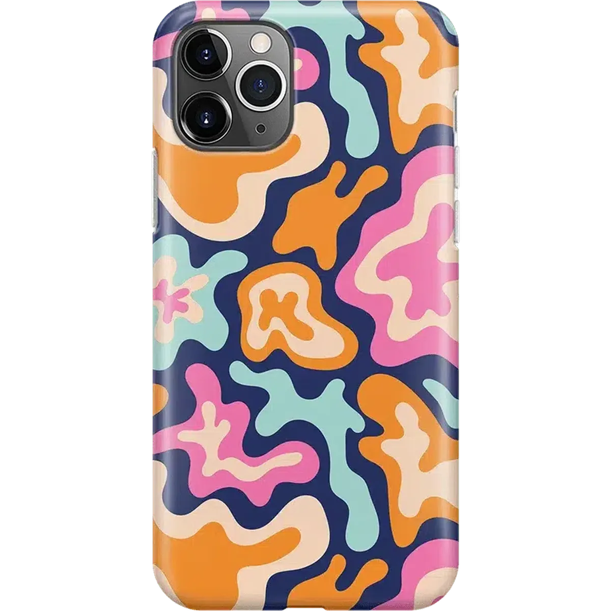 Midnight Color Splash | Abstract Retro Case iPhone Case get.casely Classic iPhone 11 Pro Max