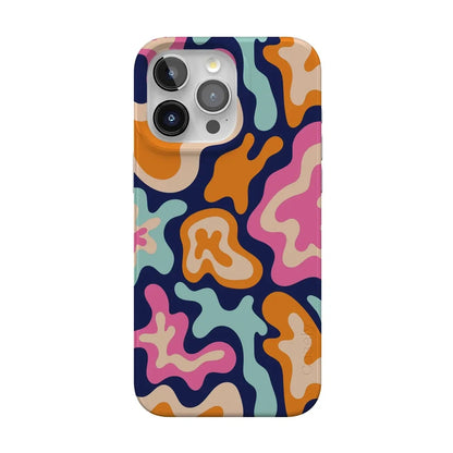 Midnight Color Splash | Abstract Retro Case iPhone Case get.casely Classic + MagSafe® iPhone 15 Pro Max