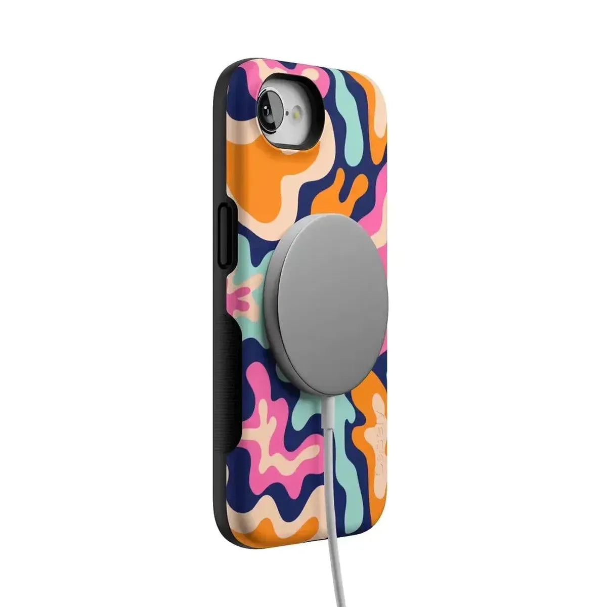Midnight Color Splash | Abstract Retro Case iPhone Case get.casely