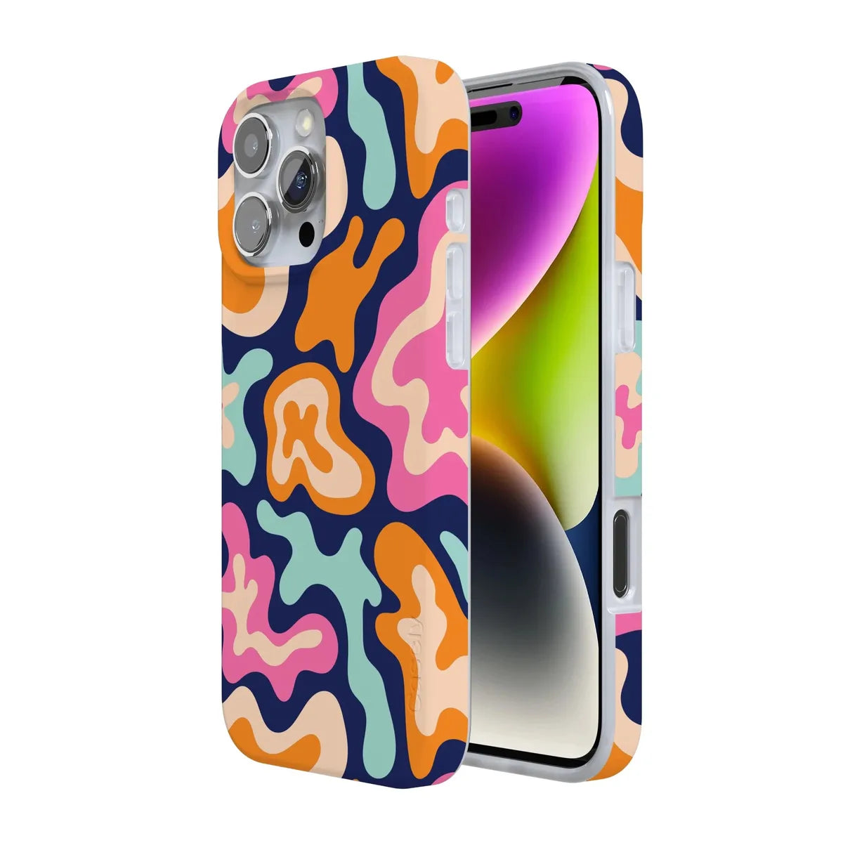 Midnight Color Splash | Abstract Retro Case iPhone Case get.casely