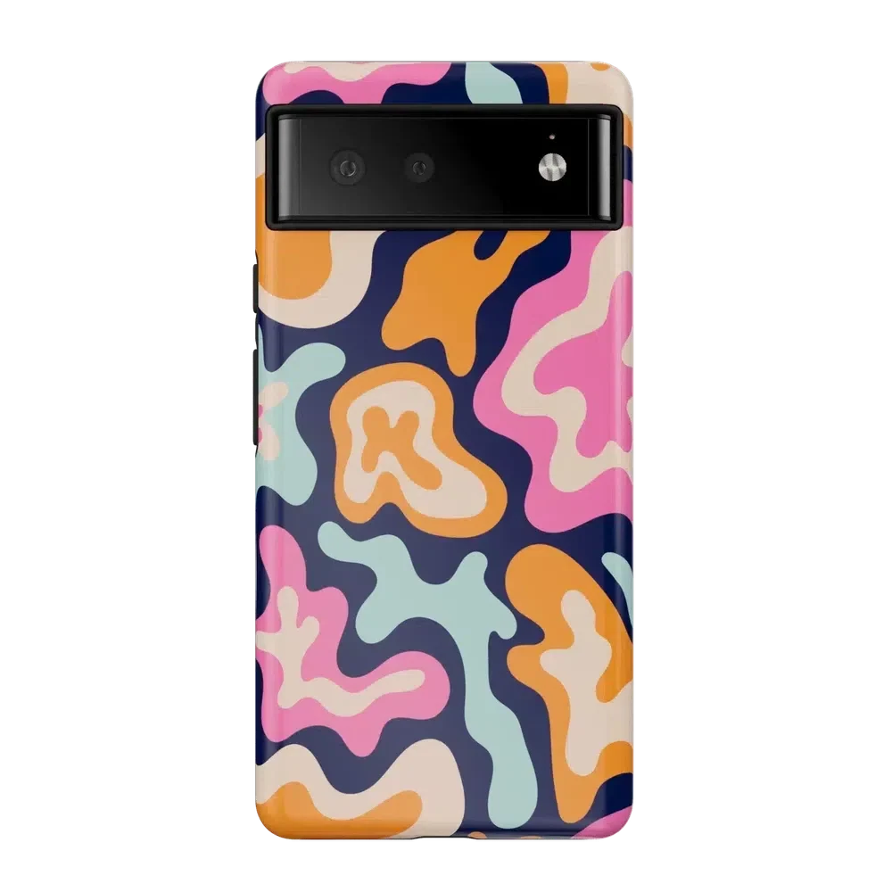 Midnight Color Splash | Abstract Retro Google Pixel Case Google Pixel Case Casetry Essential Google Pixel 6