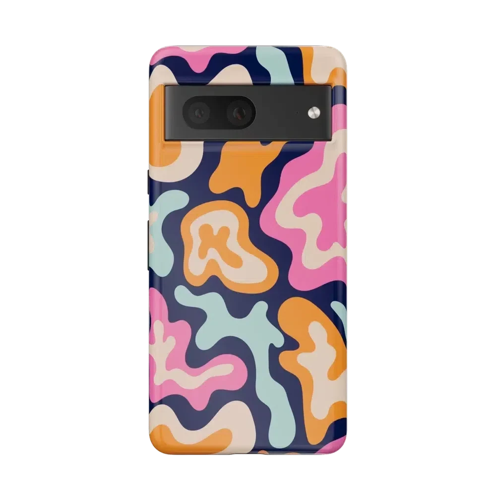 Midnight Color Splash | Abstract Retro Google Pixel Case Google Pixel Case Casetry Essential Google Pixel 7
