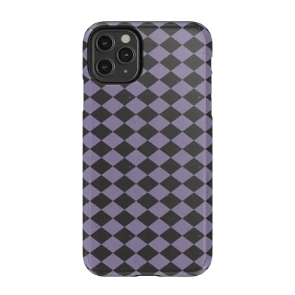 Midnight Hex | Purple Checkered Case Phone Case get.casely Essential iPhone 11 Pro Max