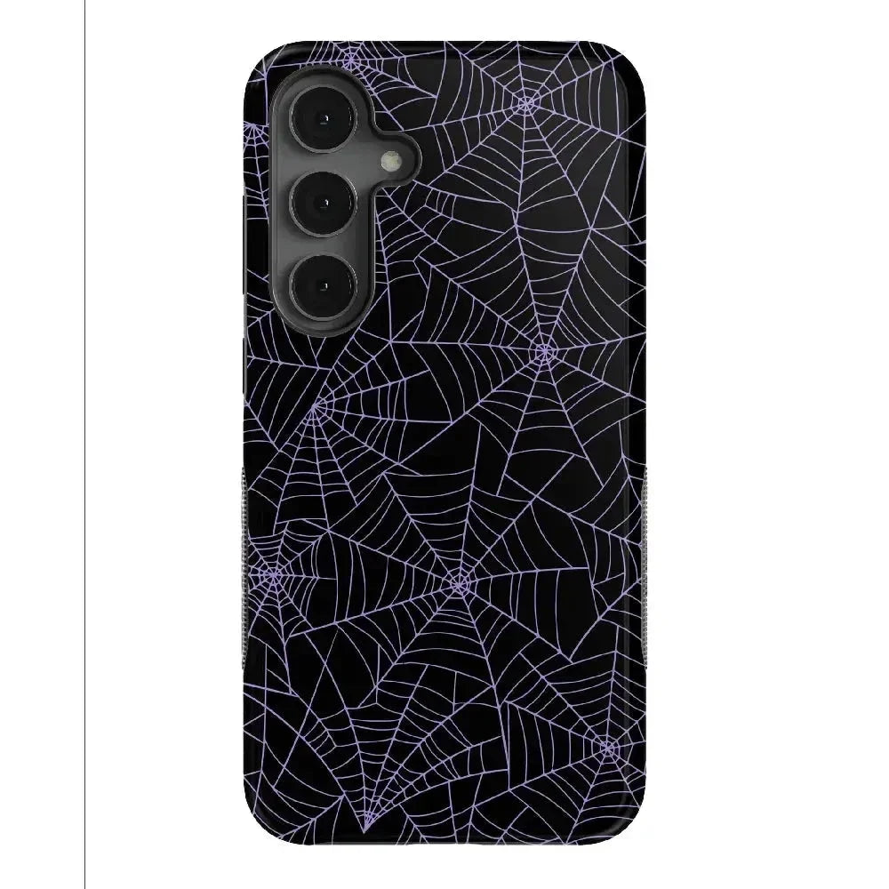 Midnight Web | Spider Web Case Phone Case Casetry Bold Flex + MagSafe® Galaxy S25 Plus