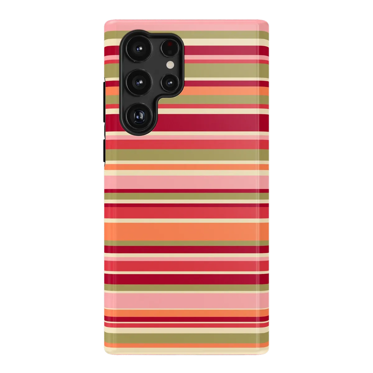 Citrus Stripes | Poolside Print Case - Galaxy S22 Ultra