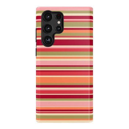 Citrus Stripes | Poolside Print Case - Galaxy S22 Ultra