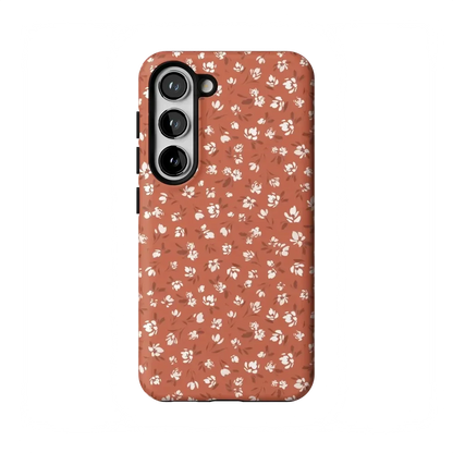 Mocha Meadow | Tiny Flowers Case iPhone Case get.casely Essential Galaxy S24