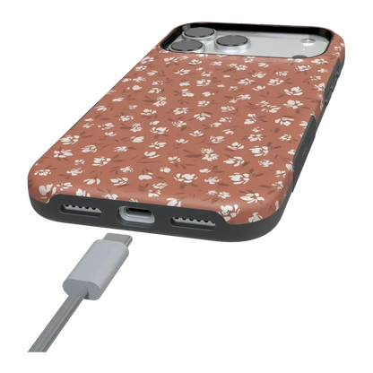 Mocha Meadow | Tiny Flowers Case iPhone Case get.casely