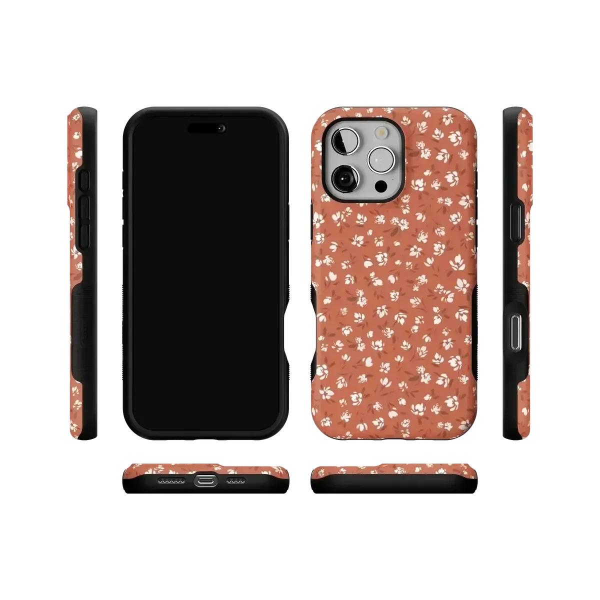 Mocha Meadow | Tiny Flowers Case iPhone Case get.casely