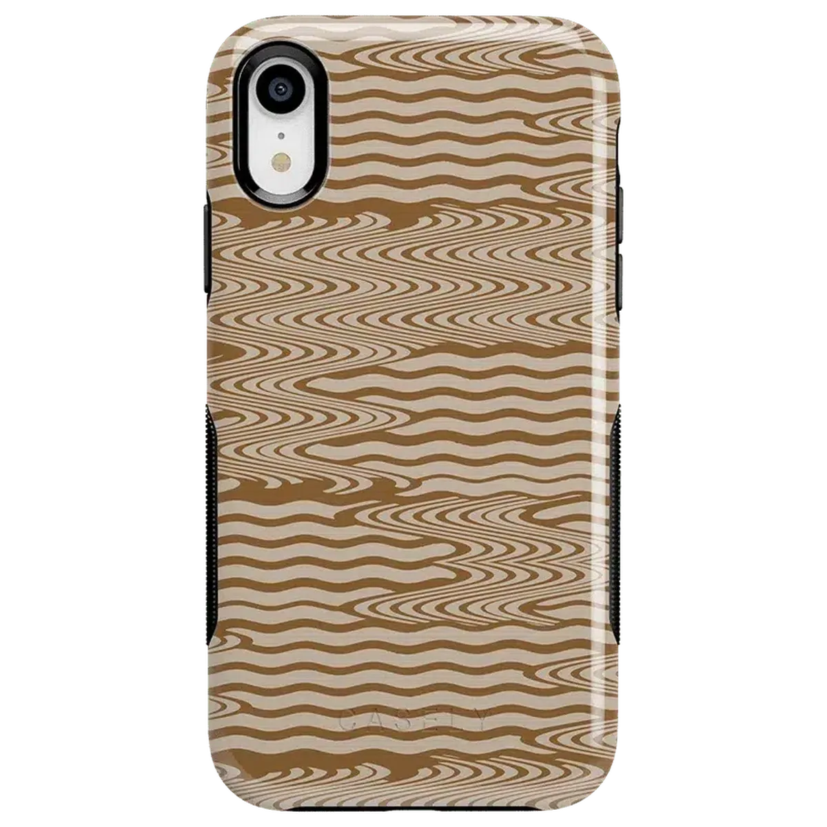 Mocha Ripple | Brown Waves Case iPhone Case get.casely Bold iPhone XR