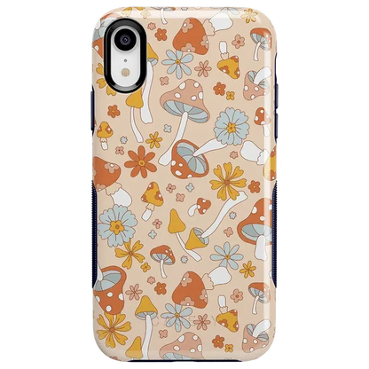 Mushroom Magic | Retro Floral Case iPhone Case get.casely Bold iPhone XR