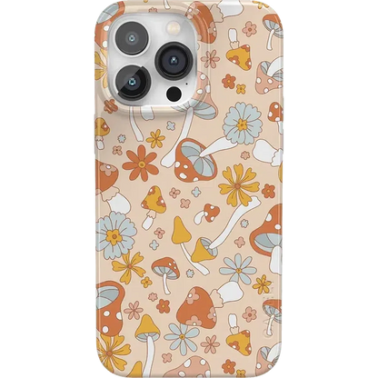 Mushroom Magic | Retro Floral Case iPhone Case get.casely Classic + MagSafe® iPhone 14 Pro Max