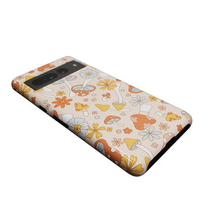 Mushroom Magic | Retro Floral Google Pixel Case Google Pixel Case Casetry