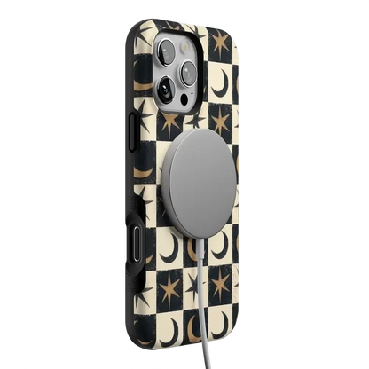 Mystic Moonstar | Black Celestial Case Phone Case get.casely