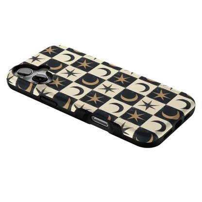 Mystic Moonstar | Black Celestial Case Phone Case get.casely