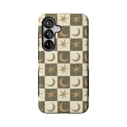 Mystic Moonstar | Green Celestial Case Phone Case get.casely Bold Flex + MagSafe® Galaxy S25
