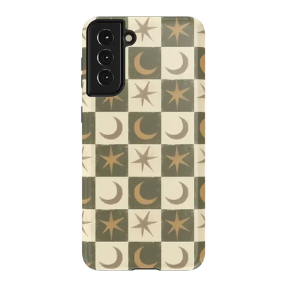 Mystic Moonstar | Green Celestial Case Phone Case get.casely Essential Galaxy S21 Plus