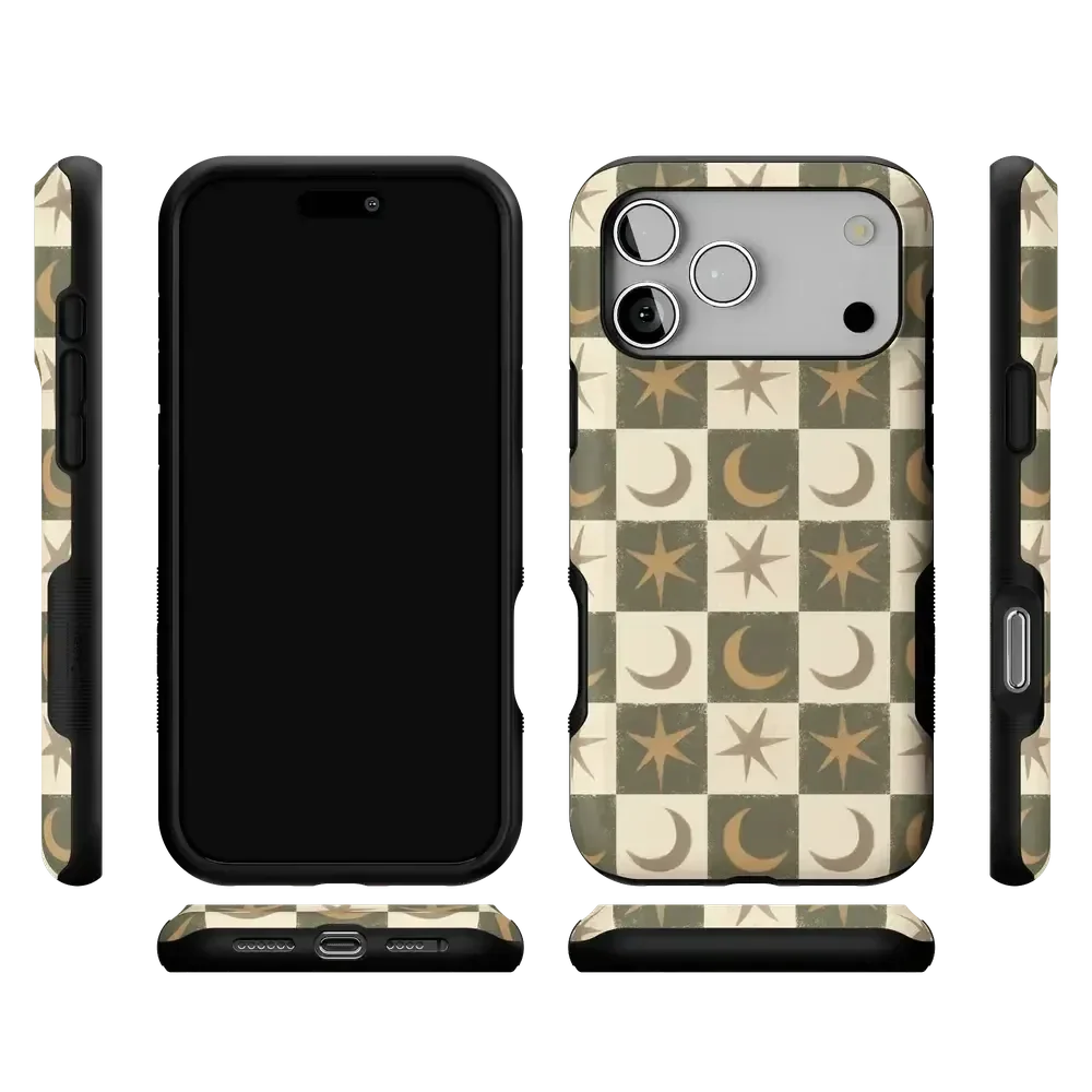 Mystic Moonstar | Green Celestial Case Phone Case get.casely