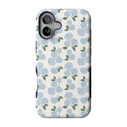 Nantucket Cottage | Blue Hydrangea Case iPhone Case get.casely Bold Flex + MagSafe® iPhone 17