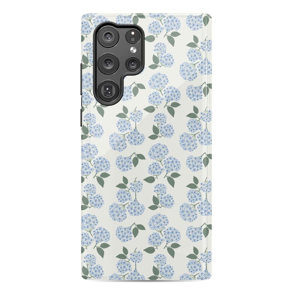 Nantucket Cottage | Blue Hydrangea Case iPhone Case get.casely Essential Galaxy S22 Ultra