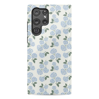 Nantucket Cottage | Blue Hydrangea Case iPhone Case get.casely Essential Galaxy S22 Ultra