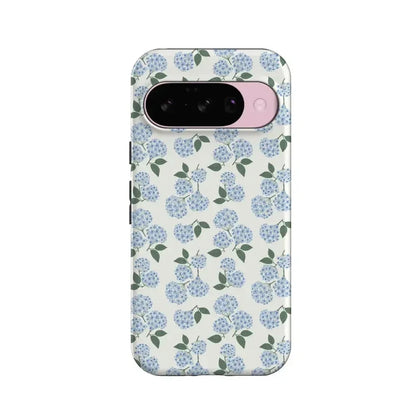 Nantucket Cottage | Blue Hydrangea Case iPhone Case get.casely Essential + MagSafe® Google Pixel 10