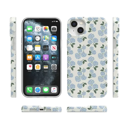 Nantucket Cottage | Blue Hydrangea Case iPhone Case get.casely