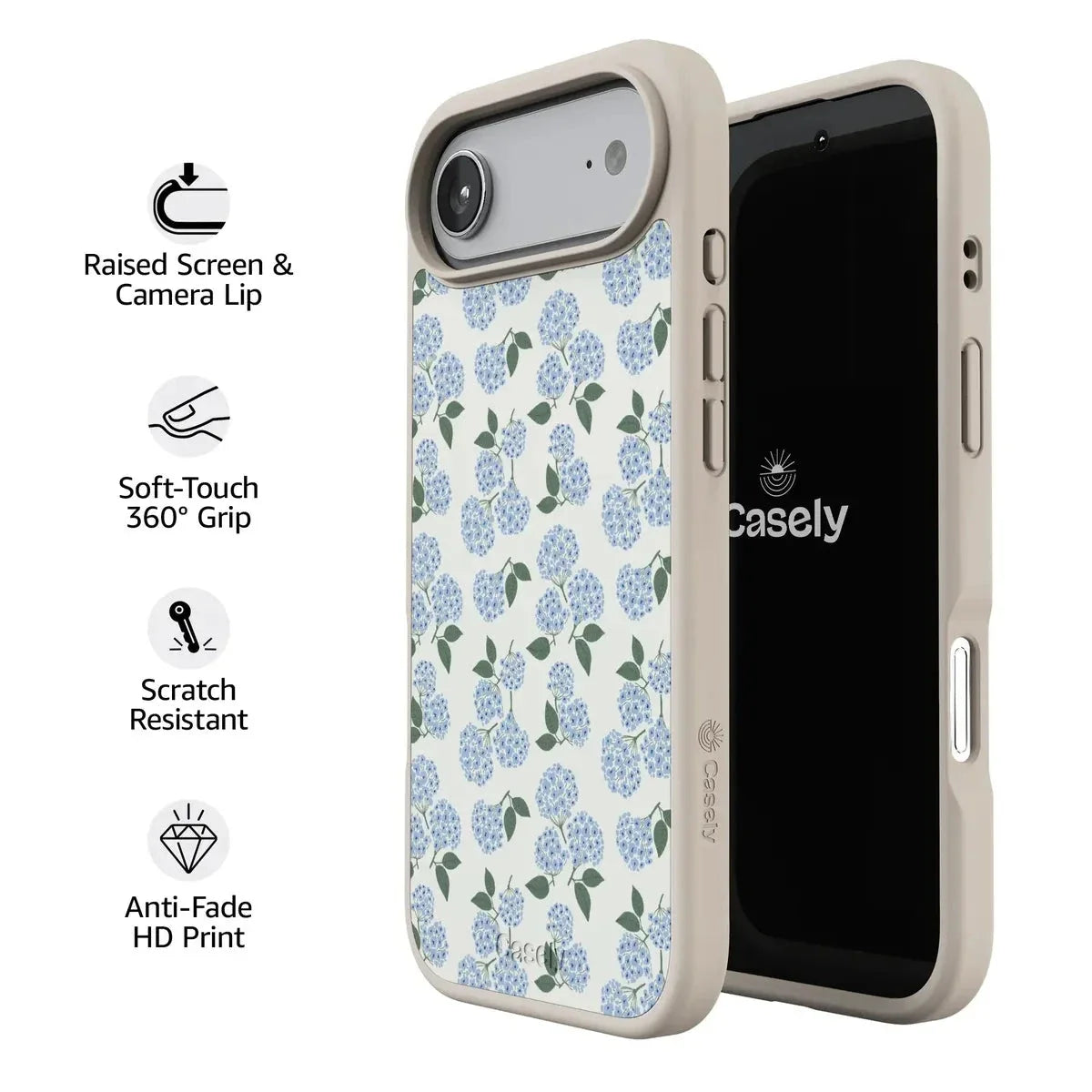 Nantucket Cottage | Blue Hydrangea Case iPhone Case get.casely
