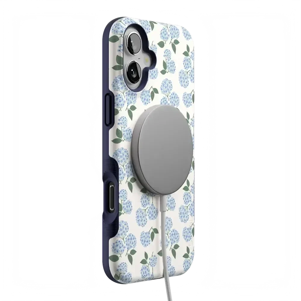 Nantucket Cottage | Blue Hydrangea Case iPhone Case get.casely
